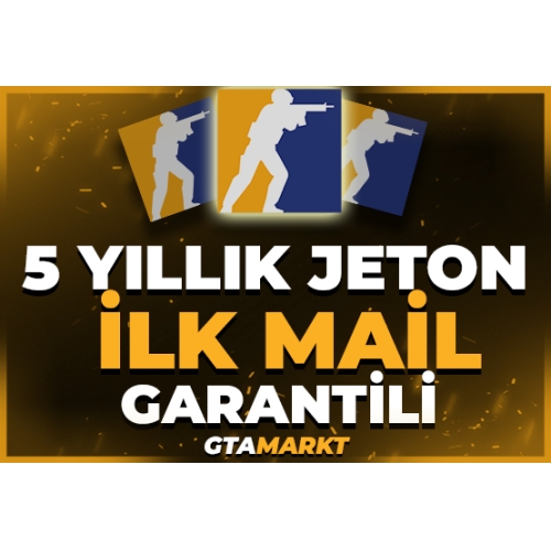  ⭐5 YILLIK JETON CS2 STEAM HESABI  GARANTİ⭐