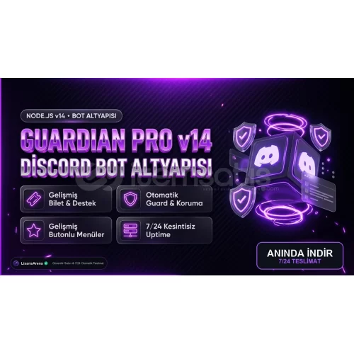 Discord v14 Bot Altyapısı  Bilet  Koruma  Rol