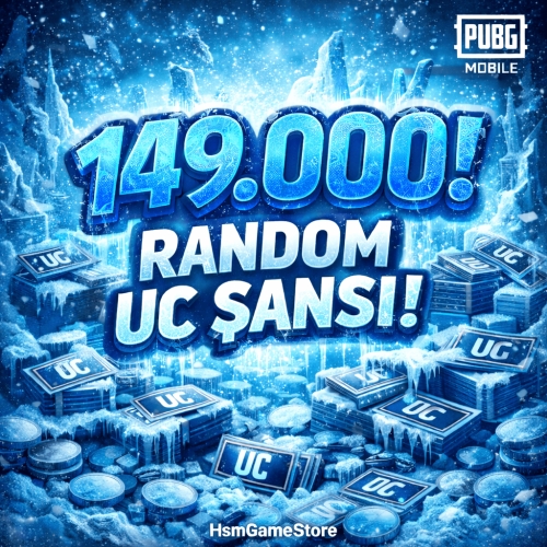  149000 UC ŞANSI – RANDOM UC