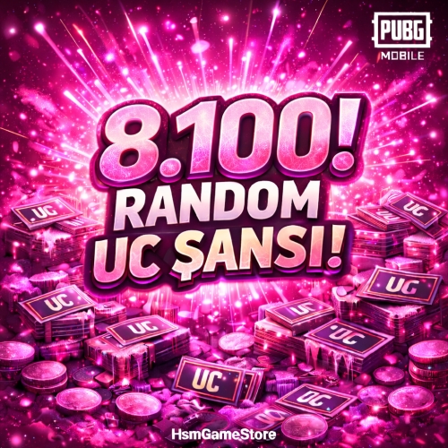  8100 UC ŞANSI – RANDOM UC