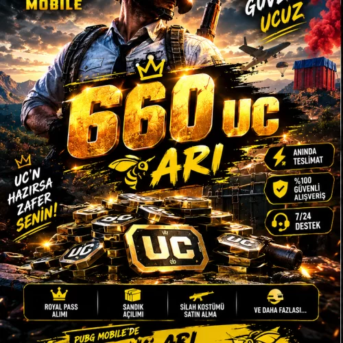 Pubg Mobile 660 UC