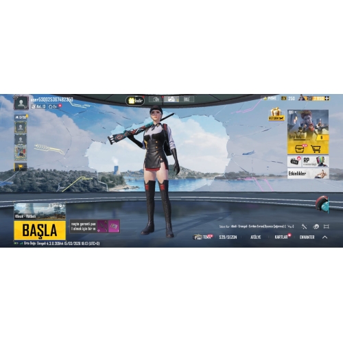  TEK BAĞ UC DOLU PUBG HESAP