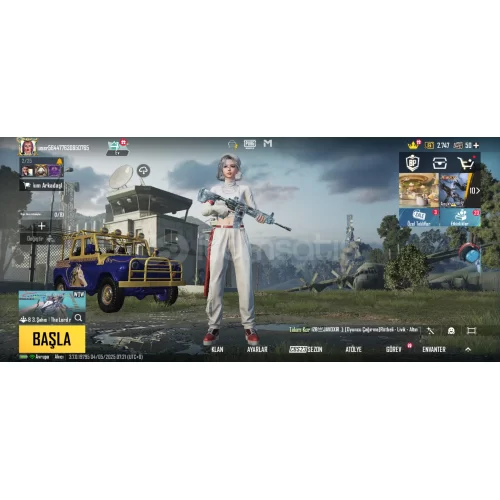  Pubg 3 seviyeli buz diyarı hesap