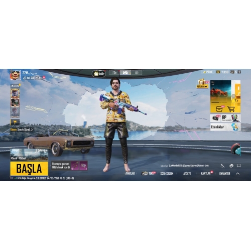  ESKİ SEZON EMOJİ DOLUSU PUBG HESAP