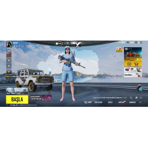  DOLU DOLU MÜKEMMEL PUBG HESAP