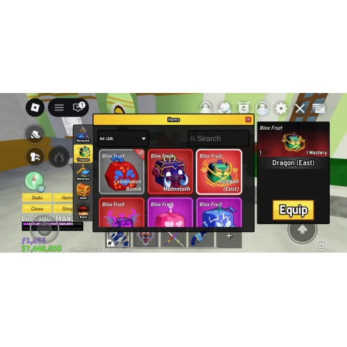  ⭐️BLOX FRUİT EAST DRAGON HESAP MASTERY 360✨