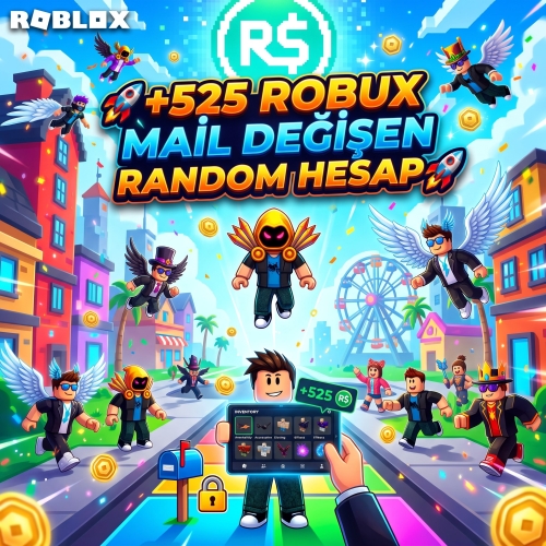  +525 ROBUX ENVANTERLİ MAİL DEĞİŞEN RANDOM HESAP