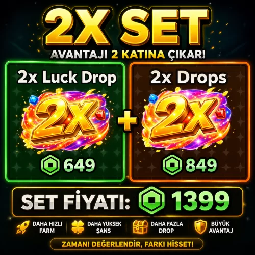  SAILOR PIECE 2X SET LUCK +  SATIŞ