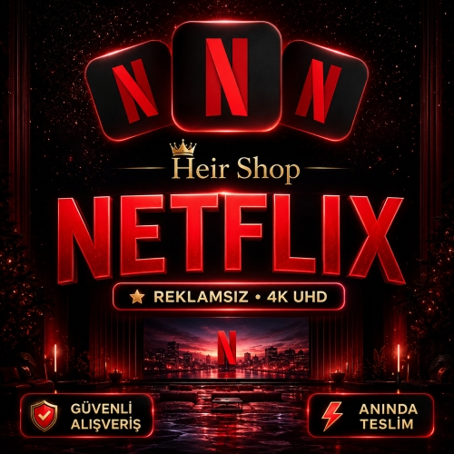  Netflix Premium 4K UHD  Reklamsız  Hızlı Teslim
