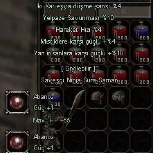  65 lW 3 G Lİ ZİHİNSEL EFSANE İTEMLİ + ŞAMAN 41 LW 2 G Lİ