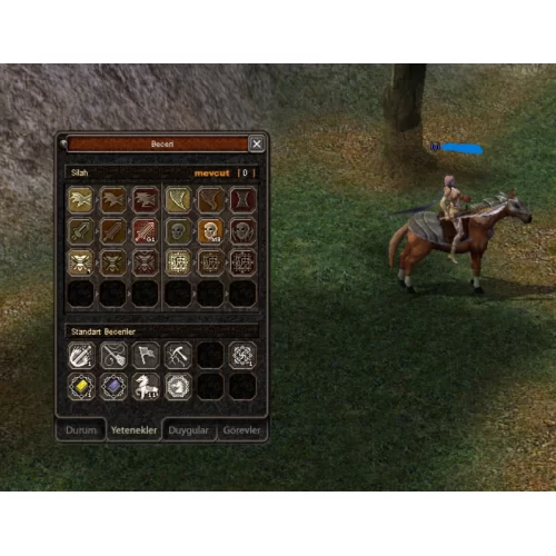  39 SEVİYE BÜYÜLÜ KESKİNLİK G1 ZIRHLI AT İTEMLİ SURA