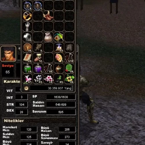 65 bedo 55 şaman bol extralı itemli