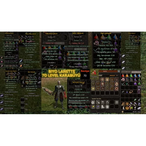  70 LEVEL KARABÜYÜ HAZIR DÜZEN