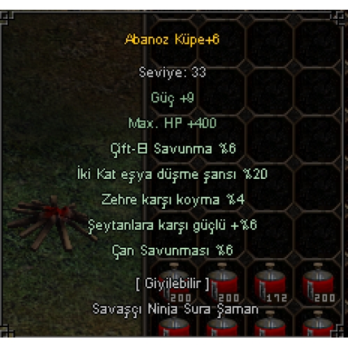 +6 ABANOZ KÜPE 20 EŞYA - 6 ÇİFT EL - 5 EFSUN