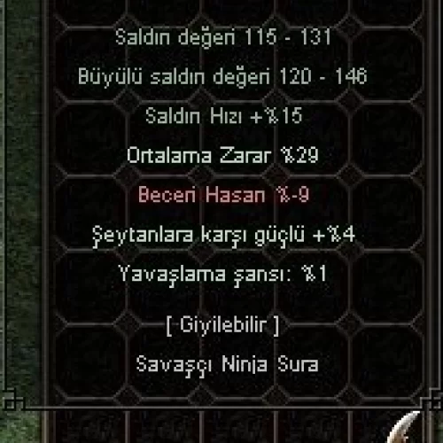 +8 Dolunay Kılıcı