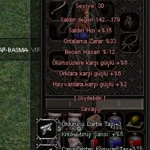  +9 kdp 33 ort. +3 taşlı