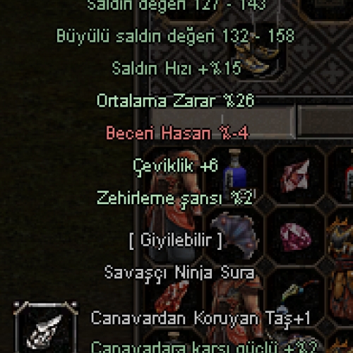  +9 26 ORT Dolu 6 çevik 2 - 2 zehir