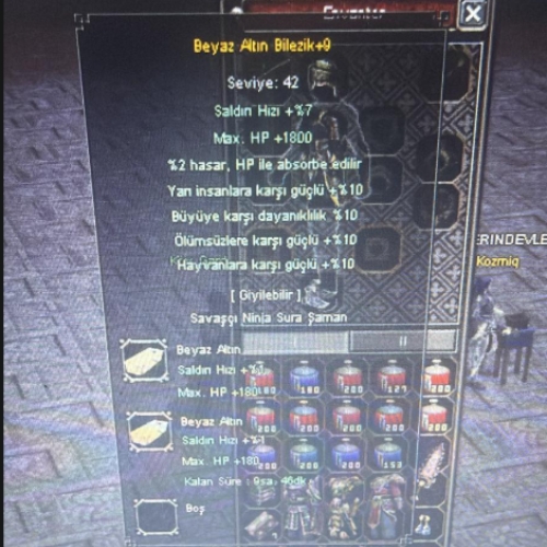  10 YARI 10 BÜYÜ EFSUNLU +9 BEYAZ ALTIN BİLEZİK