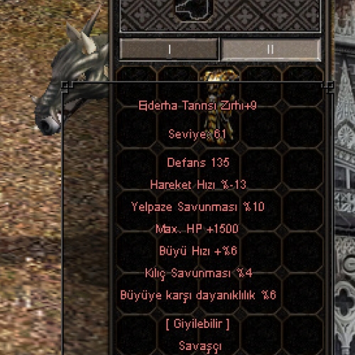 +9 EJDERHA TANRISI ZIRH