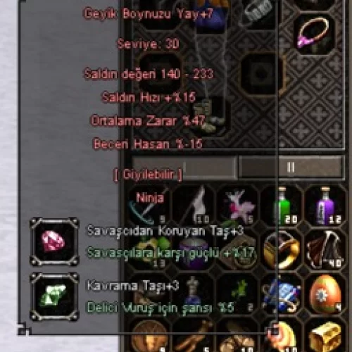  GEYİK BOYNUZU YAY +7 ORTALAMA 47