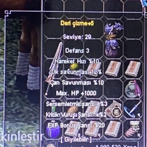  ELIT EFSUN 20 EXP DERİ ÇİZM. TEKLIFFFF