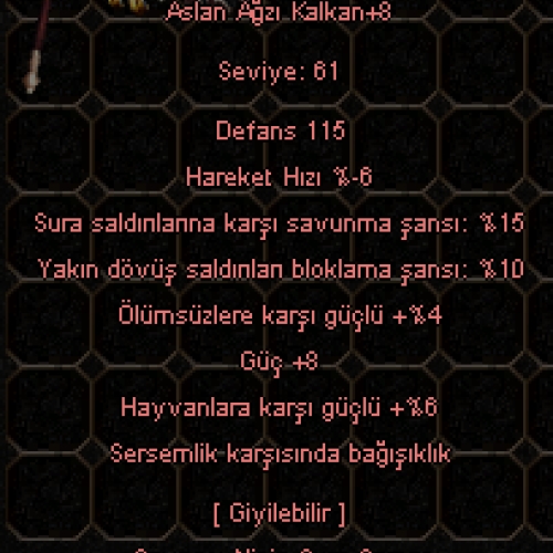  +8 Aslanağzı Kalkan Elit