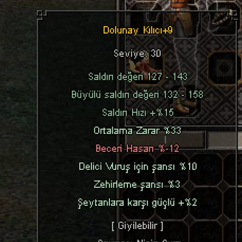 +9 33 ORTALAMA DOLUNAY 3 TAŞLI