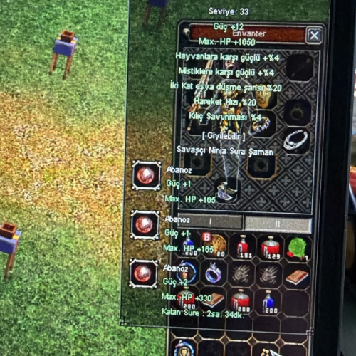 20 EŞYA 20 HAREKET HIZI ELİT +9 ABANOZ KÜPE