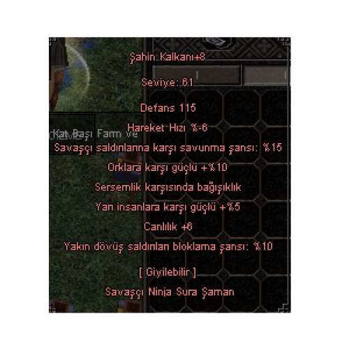 +8 ŞAHİN KALKAN 10 BLOK SERSEM 6 CANLILIK 5 YARI 5 EFSUN ELİTTTT