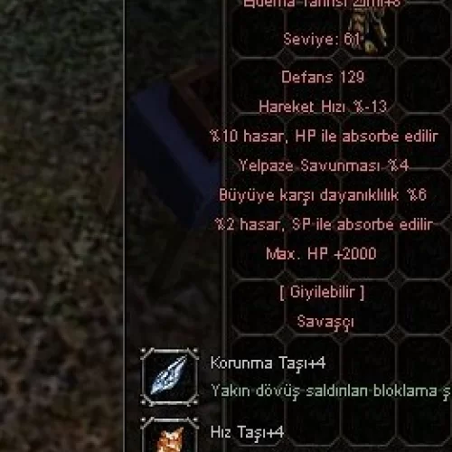 +8 EJDERHA TANRI +4 FULL TAŞLI