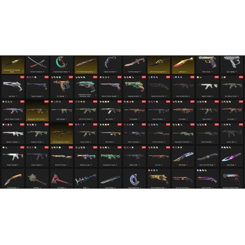  125.000VP HARCANDI 174 SKIN VAR KOLEKSIYONLUK HESAP