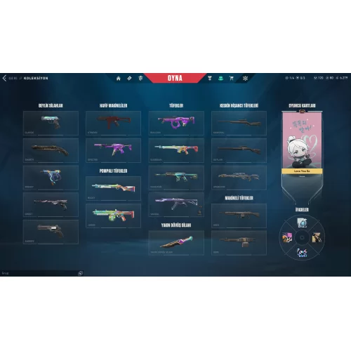  VALORANT FULL+FULL HESAP UYGUN FİYAT