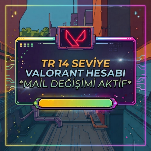 TR 14 SEVİYE VALORANT HESABI  MAİL DEĞİŞİMLİ