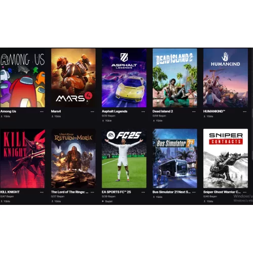  Satılık Epic Hesabı  EA FC 24 ve 25 + FM 24