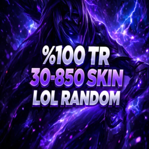  ⭐100TR⚡LOL 30-850 SKİN RANDOM HESAP⚡