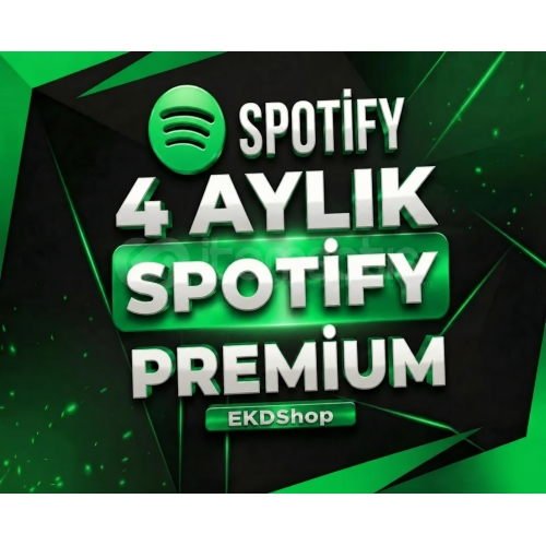  ⭐ 4 Aylık Spotify Premium - Kendi Hesabınıza ⭐