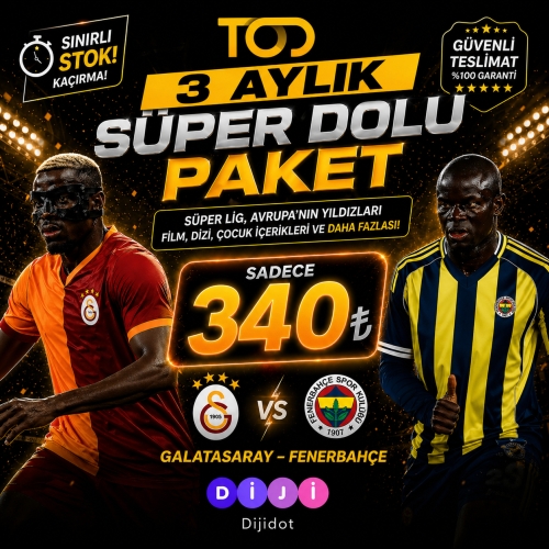  TOD - 3 AYLIK SÜPER DOLU PAKET Süper Lig