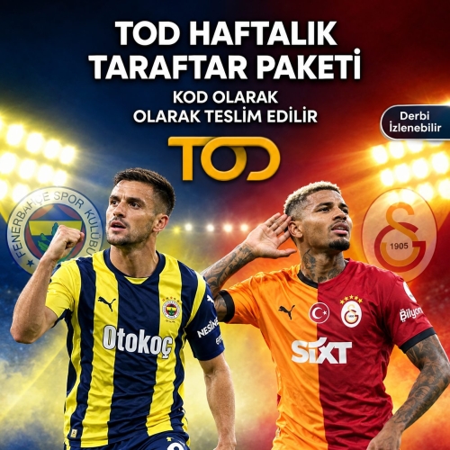  Galatasaray vs Fenerbahçe Maçı Canlı İzle TOD Taraftar Paketi