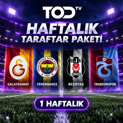 TOD TV - 1 Haftalık Taraftar Paketi - 4 Ekran