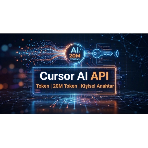 Cursor AI API 20M Token  Kişisel Anahtar