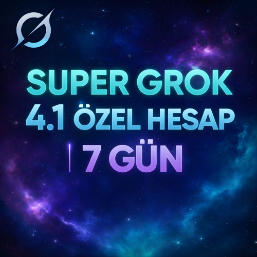  SUPERGROK 4.1 PRO  1 Hafta Premium