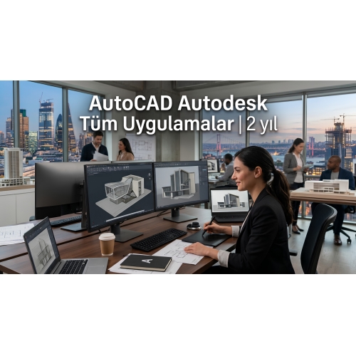 AutoCAD Autodesk Tüm Uygulamalar  2 yıl