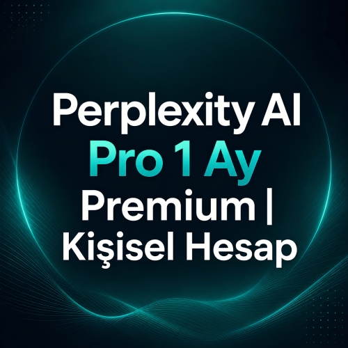  Perplexity AI Pro 1 Ay Premium  Kişisel Hesap