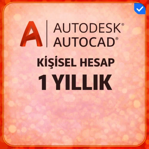 ⭐AUTODESK  AUTOCAD ⭐ 1 YILLIK KİŞİSEL HESAP⭐