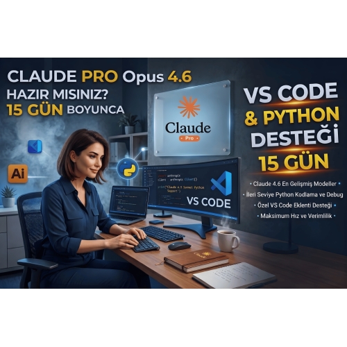  CLAUDE PRO Opus 4.6  15 GÜNLÜK PREMIUM ERİŞİM