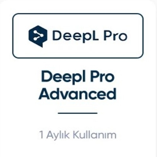 DeepL Pro Advanced 1 Ay