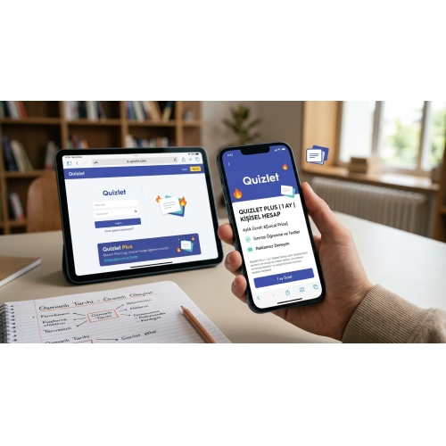 Quizlet Plus  1 Ay  Kişisel Hesap