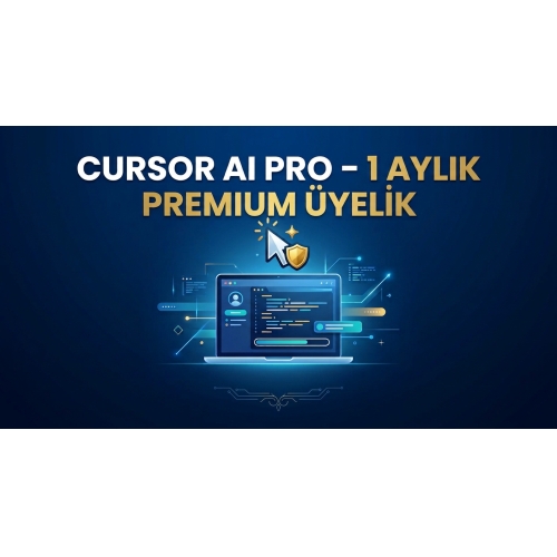 Cursor AI Pro – 1 Aylık Premium Üyelik