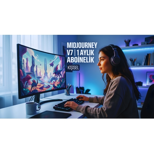 MIDJOURNEY V7  1 AYLIK ABONELİK