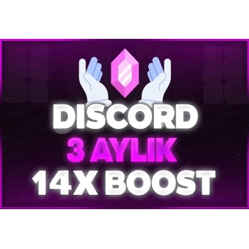 3 AYLIK 14X BOOST  HIZLI GONDERİM